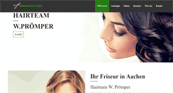 Desktop Screenshot of friseur-proemper-aachen.de